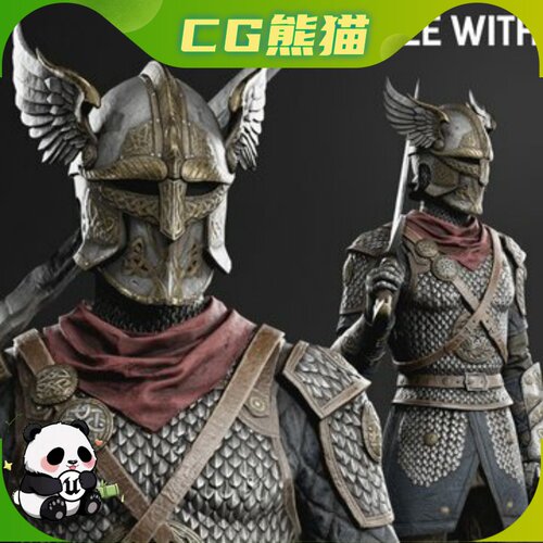 UE5虚幻4 Alatus Knight Male and Female 中世纪男女骑士角色