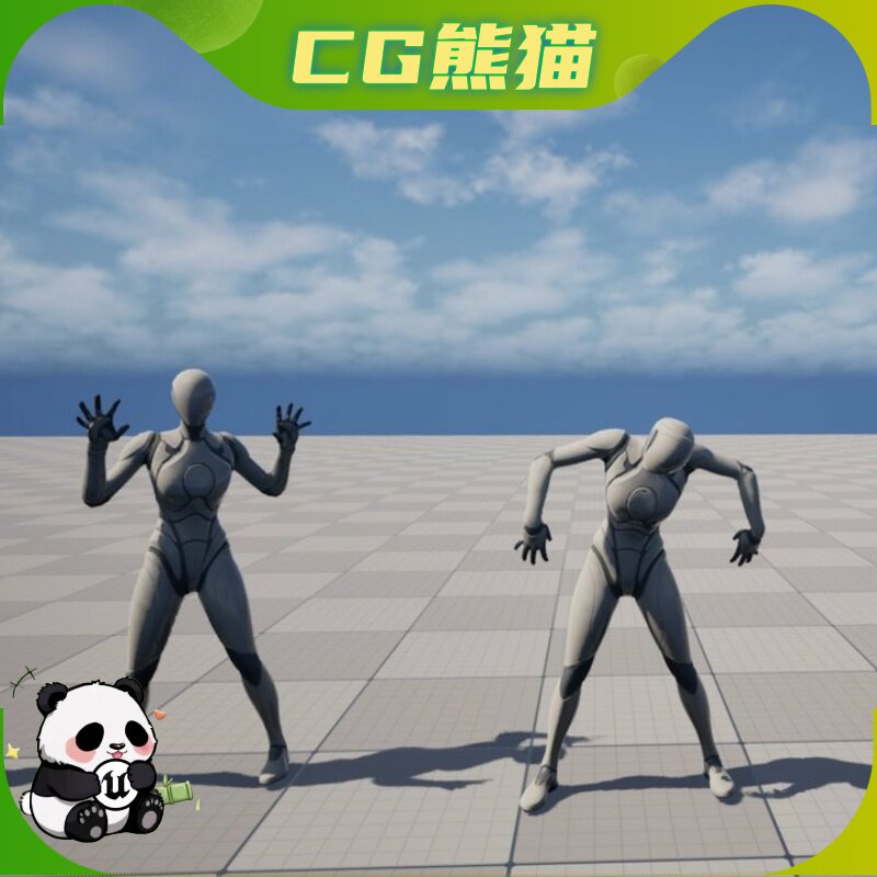 UE5.8 Doll Motion Set 木偶娃娃提线玩偶动作动画包