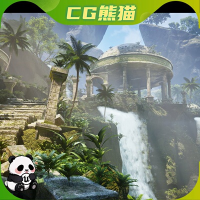 UE5虚幻5.1-5.8 Jungle Ruins Modular Kit 丛林遗迹模块化套件