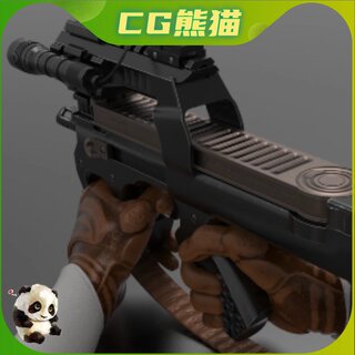 UE4虚幻5 P9 SMG 虚拟素材高度详细的P9 SMG 3D模型