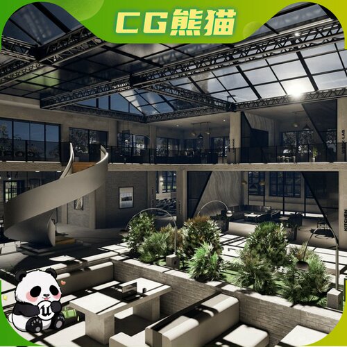 UE5虚幻5.6-5.7 Corporate Building 企业公司大厦内外部场景环境