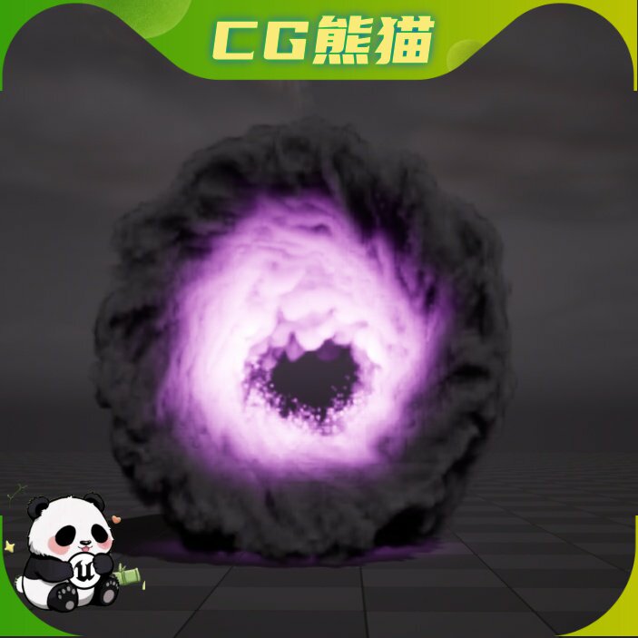 UE5虚幻5.6-5.8 Portal Niagara Fluids 尼亚加拉流体传送门特效图片