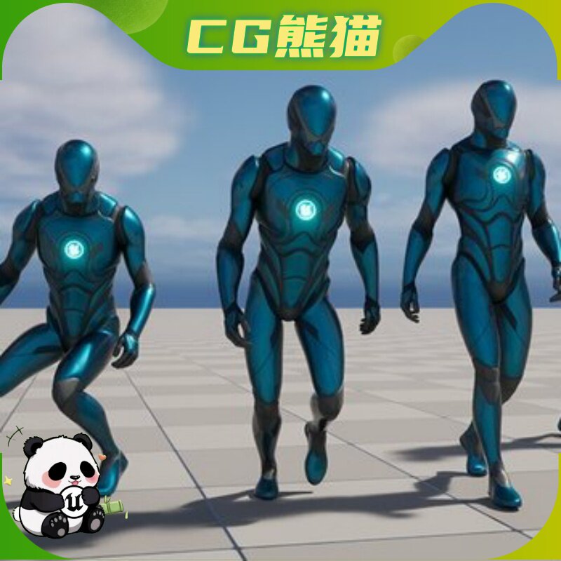 UE5虚幻5.2-5.7 UUS Animation Set 高级站立运动位移动画包