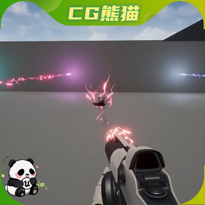 UE5虚幻5.2-5.7 Gun Shots VFX 科幻游戏枪口闪光特效