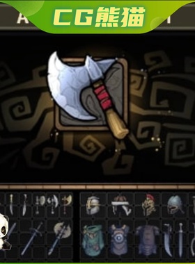 UE4虚幻5 Action RPG Loot 手绘动作RPG游戏战利品UI