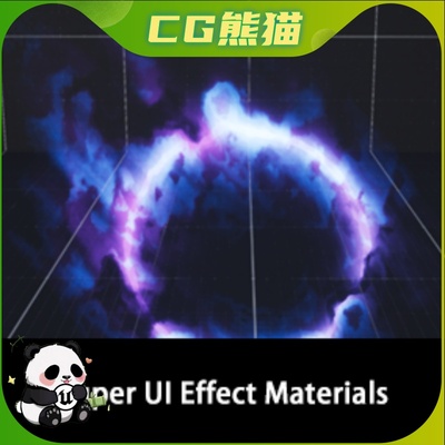 UE4虚幻5 Super UI Effect Materials 超级UI效果材质包