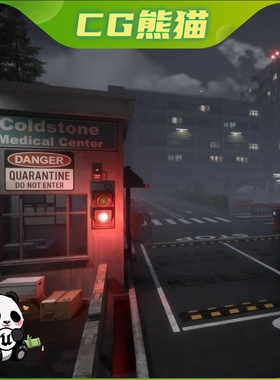 UE5虚幻5.1-5.7 The Horror Hospital 恐怖游戏模块化医院场景