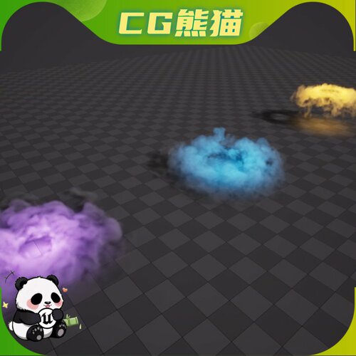 UE5虚幻5.4-5.8 Smoke Vortex Niagara Fluids 流体烟雾涡流特效