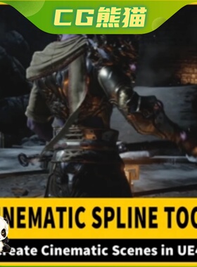 UE4虚幻5 Cinematic Spline Tool 动画样条工具蓝图
