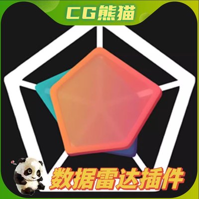 UE4虚幻5.3 Radar Chart Widget 数据雷达小部件插件 4.24-5.3