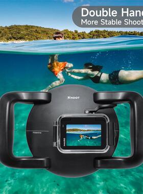 GoPro13/12/11/9/8Ace Pro2大疆Action5/4球面罩水面球面镜分水镜