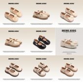 清仓春秋季 逛街鞋 透气浅口女童皮鞋 软底小女孩公主鞋 子 时尚 特价