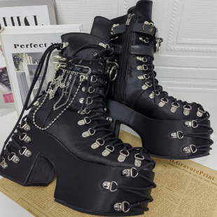 圆头超高跟松糕女王鞋 PUNK朋克鞋 M273改 2025Lolita 普普家