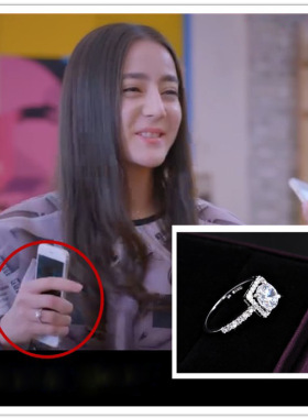 丽晶饰品  镀金合金饰品 方形镶钻 女 戒指 甜美韩版时尚