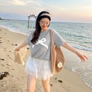 胖mm甜美短裙网纱蛋糕裙花边半身裙 大码 百分百女装 夏季 新款