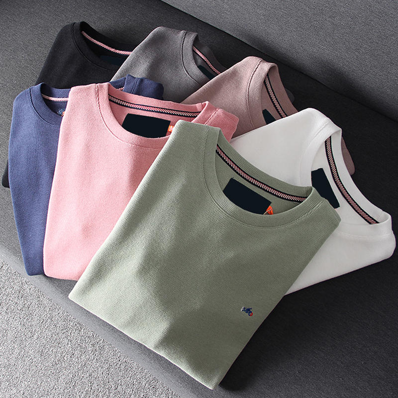 日系复古秋冬季宽松圆领潮流套头