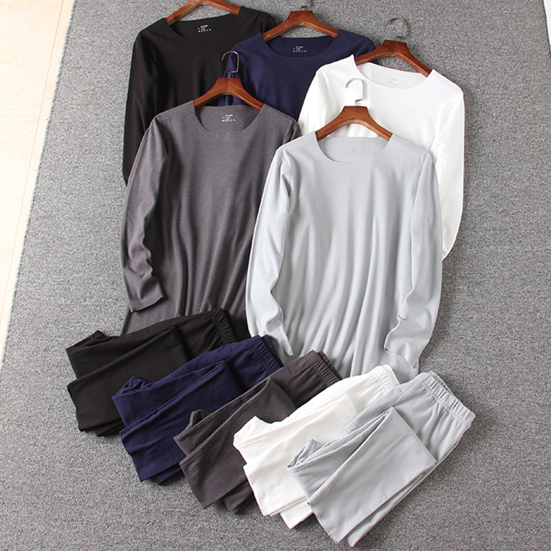 情侣德绒秋衣自发热秋裤无痕保暖