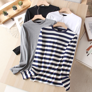 2025秋季新品 日常新风尚修身版型圆领长袖指孔 打底衫T恤上衣女