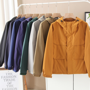 冲锋衣 防风防水连帽夹克外套户外休闲工装 2026新品 男女情侣款
