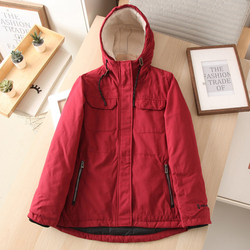 户外加厚派克服连帽棉衣棉服