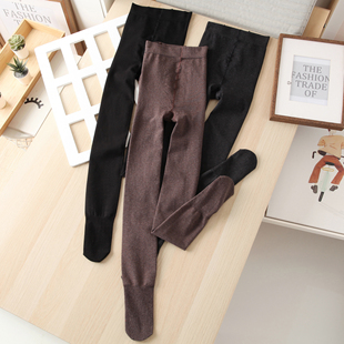 袜打底袜女0.27 500D针织弹力微压显瘦连裤 160302柜130 日本单