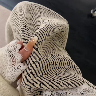 女垂感显瘦休闲裤 直筒裤 宽松设计感潮流ins拖地裤 秋冬白沙滩时尚