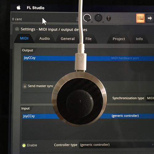 DAW合成器MIDI颤音弯音轮揉弦表情摇杆XY-CC控制器自定义曲线