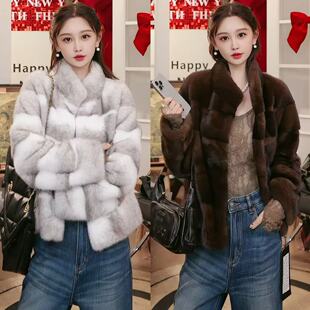 【粉红爷爷专享】皮草进口丹麦天鹅绒水貂A019