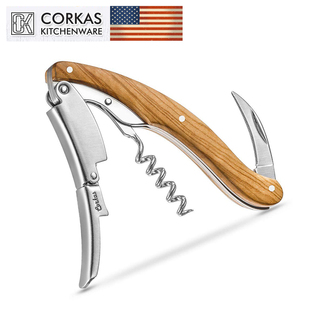 红酒开瓶器 葡萄酒瓶启 美国CORKAS 红酒刀海马刀 corkscrew 包邮