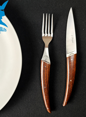 L'Orque虎鲸牛排刀 法国进口西餐牛排刀 牛扒西餐刀叉套装