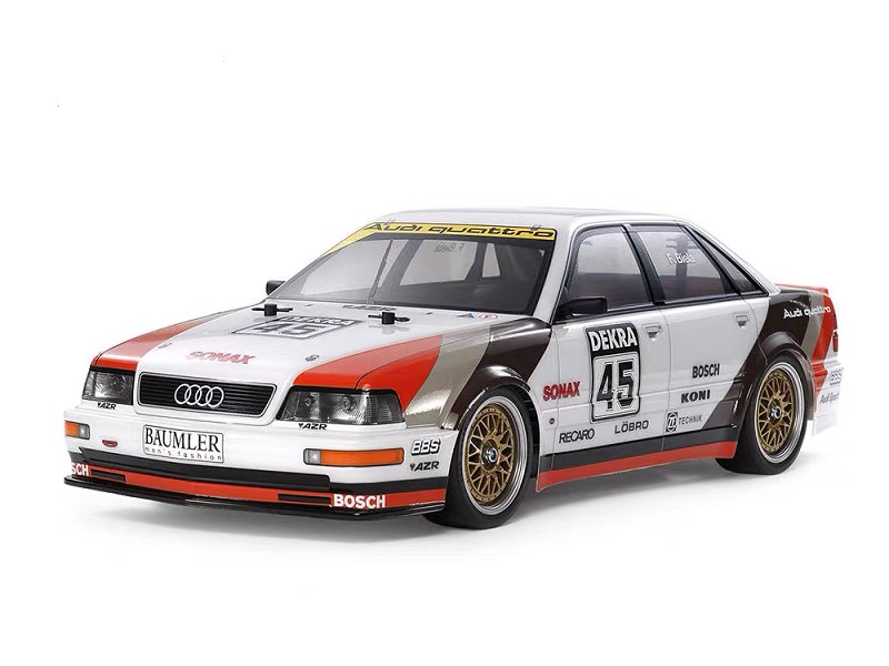 TAMIYA 田宫Audi V8 DTM TT02平路房车58682