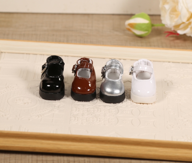 BJD6分鞋子大头鞋皮鞋亮皮漆面