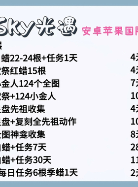 光遇代跑苹果安卓国服国际服白蜡烛复刻先祖献祭金人神龛ios代币