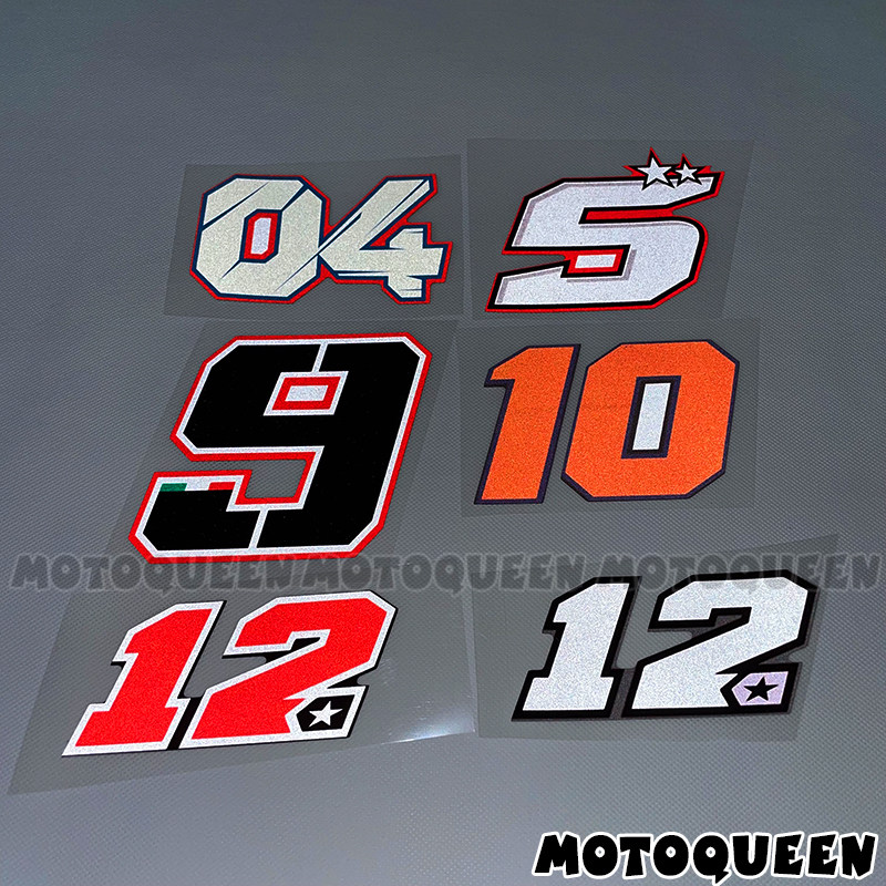 本田摩托车贴纸MOTOQUEEN数字贴