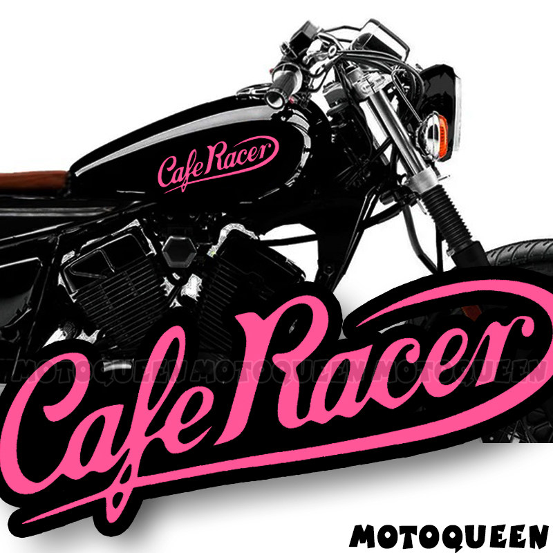 Cafe Racer 复古机车摩托车车身油箱改装饰个性反光贴纸贴花防水