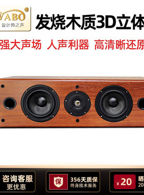 aeje发烧木质中置音箱hifi无源音箱原装正品5.1家庭影院壁挂音响
