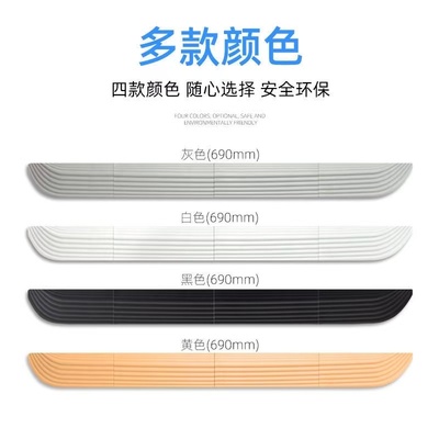 适用云鲸J2科沃斯X1小x米石头扫地机器人门槛条爬坡垫台阶斜坡条