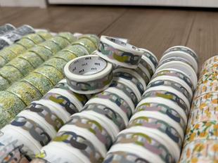 现货整卷日本mt复刻皆川明黄蓝鼓特价 暗环天马幻想银箔油菜花套组