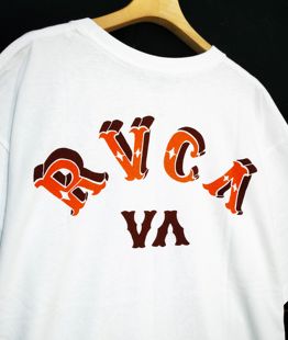 rvca 日本支线 无破洞 微瑕疵 字母印花体恤