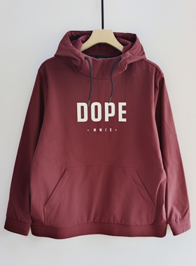 美潮 滑雪 DOPE 滑雪 加绒连帽滑雪卫衣