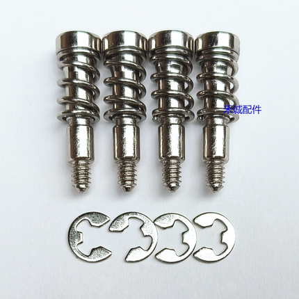 AMD散热器扣具弹簧螺丝 M3.5粗牙 英制6#-32台阶6MM 联想惠普改装