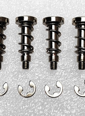 散热器散热片风扇 M3螺丝弹簧卡片 杆粗4MM 台阶2.3MM 总长19.5MM