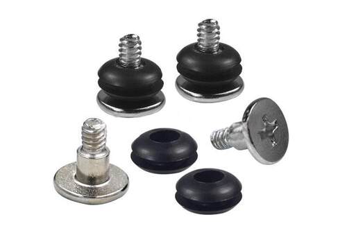 硬盘减震螺丝 电脑减震螺丝胶圈 防止硬盘震动固定螺丝 4枚1元