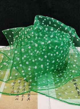 围巾丝巾纱巾披肩头巾大方巾波点
