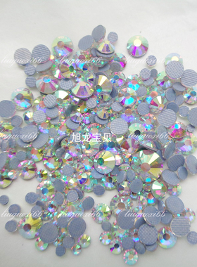 特精烫钻AB白 白色 彩色混钻包 DIY饰品配件美甲光疗钻新娘甲片钻