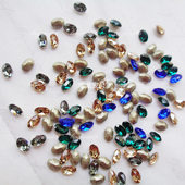 奥地利尖底椭圆4120款 石DIY手工钻 小号鸽子蛋异形花式 约4 2.7MM