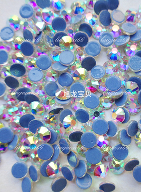 特精胶底裙子衣服七彩色粘钻