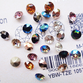 奥地利尖底钻SS29约6.3MM 美甲施家华子圆形钻甲片镶粘水钻1088款