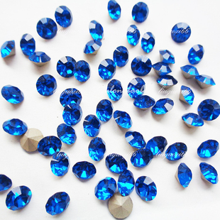 散钻玻璃钻耳环头饰粘钻 DIY补钻 针孔胶水 捷克尖底钻开普兰 新款