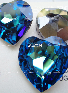 奥地利尖底桃心4827款约28MM 超大号桃心款花式石首饰镶嵌异形钻